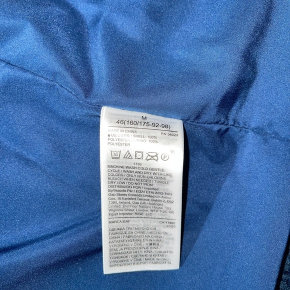 GAP Bright Blue Sherpa Coat - Picture 6 of 7